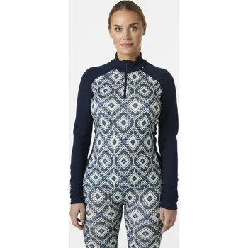 Dámské tričko Funkční triko HELLY HANSEN 49410 599 W LIFA MERINO MIDW GRA 1/2 ZIP Velikost: L