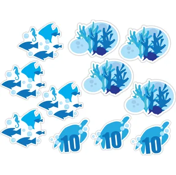 Party nádobí Personal Personalizované zápichy do koláčikov - Modré narodeniny