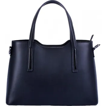 Kabelka Kožená kabelka do ruky a přes rameno 5136 černá, MAXFLY