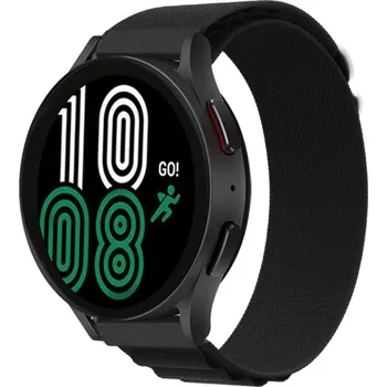 Ostatní příslušenství k chytrým hodinkám VSECHNONAMOBIL 65091 NYLON Řemínek pro Samsung Galaxy Watch 6 Classic (47mm/43mm) a Watch 6 (44mm/40mm) černý