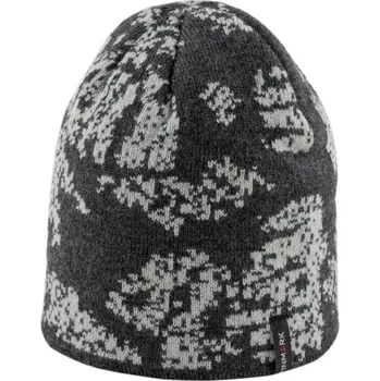 Čepice Zimní pletená čepice Finmark WINTER HAT OS Tmavě šedá, Šedá
