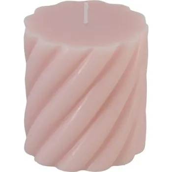 Svíčka Chaks Sviečka špirála - Nude ružová 7 x 7,5 cm