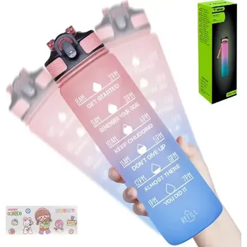 Žertovný předmět Motivační láhev na vodu 1l - PITNÝ REŽIM