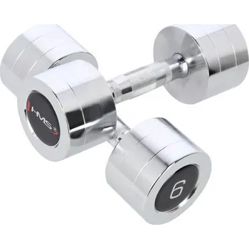 Chromované činky HMS CHD06 2 x 6 kg