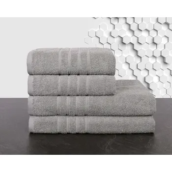 Froté osuška FINER, wellness, šedá, 70x140cm