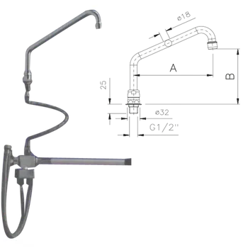 Pařezová fréza Baterie kolenová se směsovačem | REDFOX - KOB 1