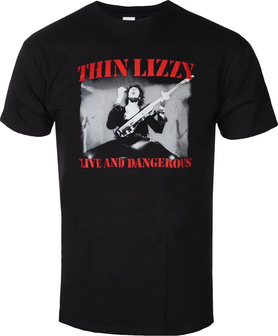 Tričko metal pánské Thin Lizzy - Live & Dangerous - ROCK OFF - TLTS12MB