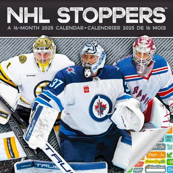 Kalendář JF Turner Kalendář NHL Stoppers 2025 Wall Calendar