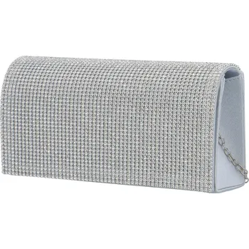 Luxusní dámské psaníčko Biggie - stříbrná