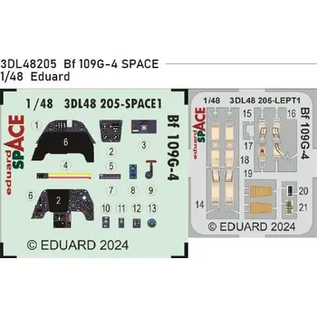 Plastikový model Eduard 1/48 Bf 109G-4 SPACE (EDUARD)