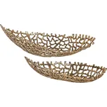 Eglo 427087 - SADA 2x Dekorační podnos KIMITSU 44/61 cm zlatá