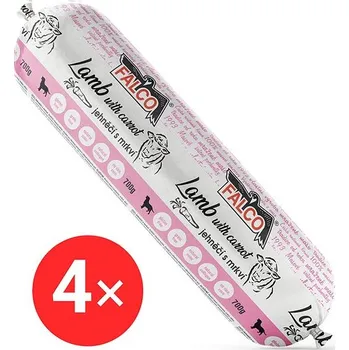 Krmivo pro psa Sokol Falco Salám jehně s mrkví 4 × 700 g