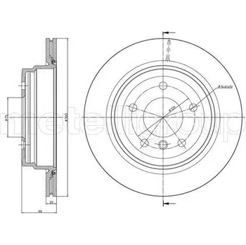 Brzdový kotouč Brzdový kotouč METELLI 23-0871C