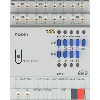 spínaný zdroj THEBEN 4940310 Stmívací aktor sběrnicového systému SM 4 KNX