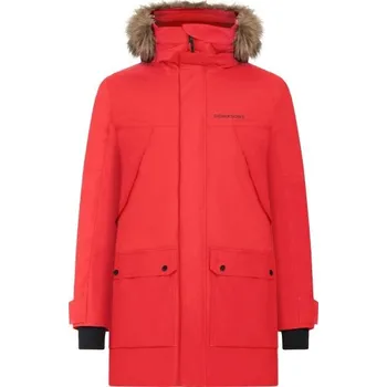 Pánská parka Pánská parka DIDRIKSONS RICK XXL Červená, Hnědá