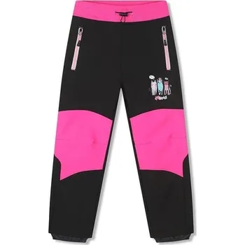 Dívčí kalhoty DÍVČÍ SOFTSHELLOVÉ KALHOTY ZATEPLENÉ HK5055 Velikost: 98, Barva: Černá