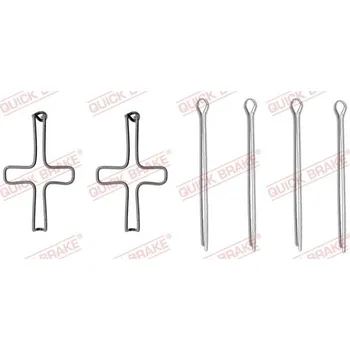 Brzdový systém Sada příslušenství, obložení kotoučové brzdy Quick Brake 109-1099