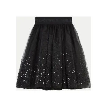 Dámská sukně Karl Lagerfeld Kids tylová sukně Z30199 S Černá Regular Fit 12Y