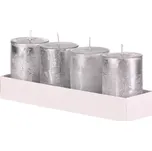 Svíčky adventní - sada SVW1304 SIL - SLEVA 3% s kodem radost25