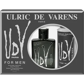 Pánský parfém Ulric de Varens Udv Coffret Men EDT 100 ml + DEO 200 ml