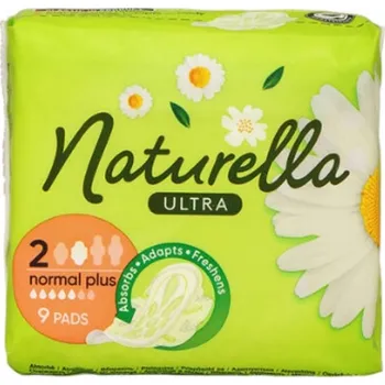 Menstruační vložka Naturella Ultra Normal Plus s heřmánkem hygienické vložky 9 kusů