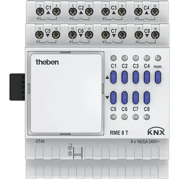 spínaný zdroj THEBEN 4930205 Spínací/žaluziový aktor RME 8 T KNX