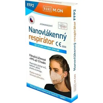 NANO M.ON nanovlákenný respirátor FFP2 tělový 5ks