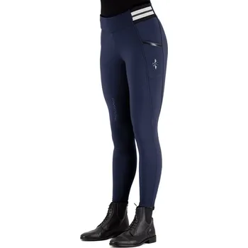 Jezdecké kalhoty Dámské termo legíny HV POLO Estrella zima 2024 Tmavě modrá 40