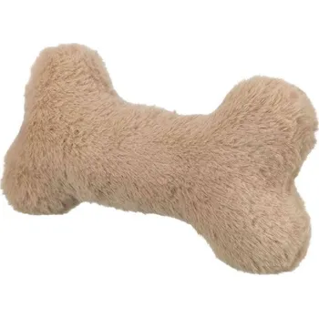 Hračka pro psa Hračka TRIXIE plyš - kost béžová 24cm
