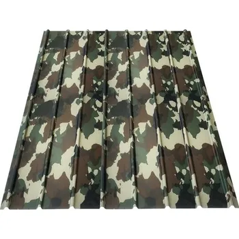 plechová krytina Stěnový panel PRECIT H12 Camouflage 1500 x 910 x 0,4 mm