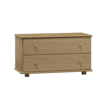 Komoda Dřevěná komoda MB 19 borovice masiv - šířka 80 cm