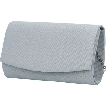 Kabelka Elegantní dámské psaníčko Evellinie - stříbrná