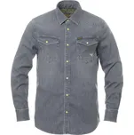 PME Legend Košile Džínová Košile Tmavě šedá M