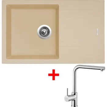 Kuchyňský dřez Akční Sinks LINEA 780 Sahara + MIX 3 P