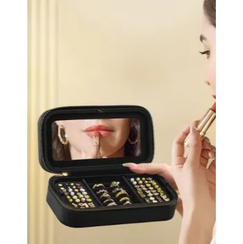 Šperkovnice SONGMICS Šperkovnice ANAH 20,5 cm černá