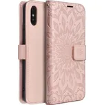 Flipové pouzdro MEZZO Book case pro Samsung Galaxy A16 5G, mandala rose gold