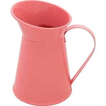 Party dekorace Chaks Plechová dekoračná mliekovka - Ružová 7 x 10 cm