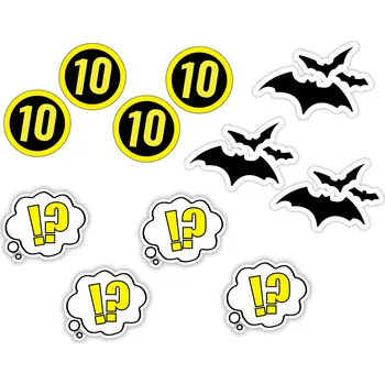 Party nádobí Personal Personalizované zápichy do koláčikov - Batman