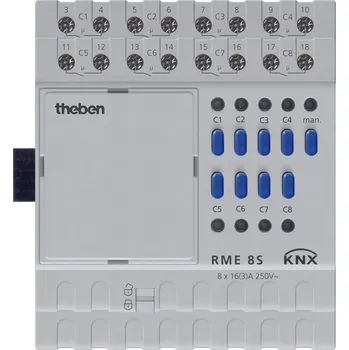spínaný zdroj THEBEN 4930225 Spínací aktor RME 8 S KNX