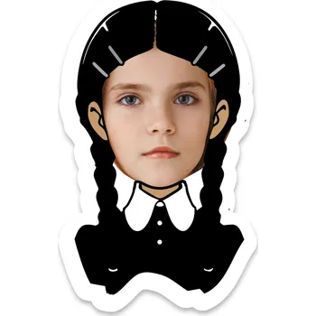 Jedlá dekorace na dort Personal Personalizovaný zápich na tortu - Wednesday