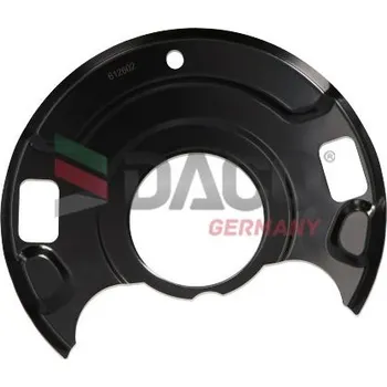 Brzdový kotouč Ochranný plech proti rozstřikování, brzdový kotouč DACO 612602