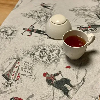 Šála BYTEMA Luxusní ubrus a šál SKI ALPINE 45 x 130 cm