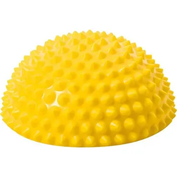 Balanční podložka JAKOBS Balanční polokoule Senso Balance Igel s výst. 16 cm žlutá