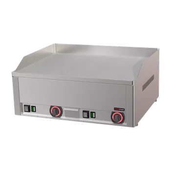 Kuchyňský gril Grilovací deska 65x48 elektrická durable chrom hladká stolní 400 V | REDFOX - FTHC 60 E