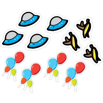 Party nádobí Personal Personalizované zápichy do koláčikov - Among Us