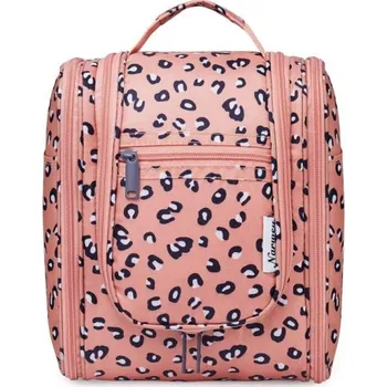 Držák na kartáček Toaletní taštička Narwey řůžová se vzorem s obsahem 5L