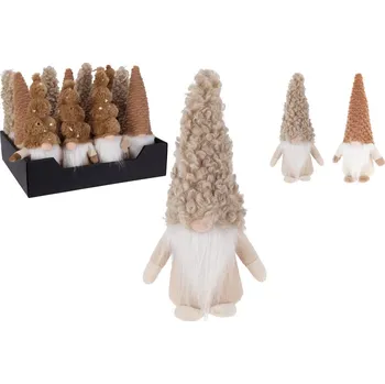 Vánoční dekorace Euro Habitat Trpaslík s vysokým kloboukem - 22 cm, 3 varianty, 1ks