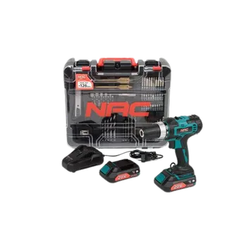 Aku vrtačka NAC CDB2-40-S-LI-20V 2x2Ah + příslušenství 126 dílů