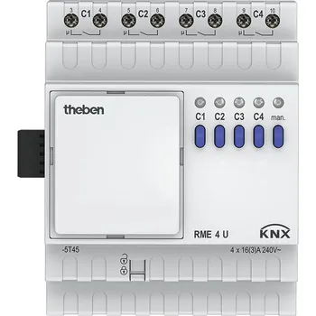 spínaný zdroj THEBEN 4930228 Spínací aktor RME 4 U KNX