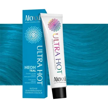 Barva na vlasy ALOXXI® ULTRA HOT™ Tyrkysová neonová barva semi-permanentní 125ml